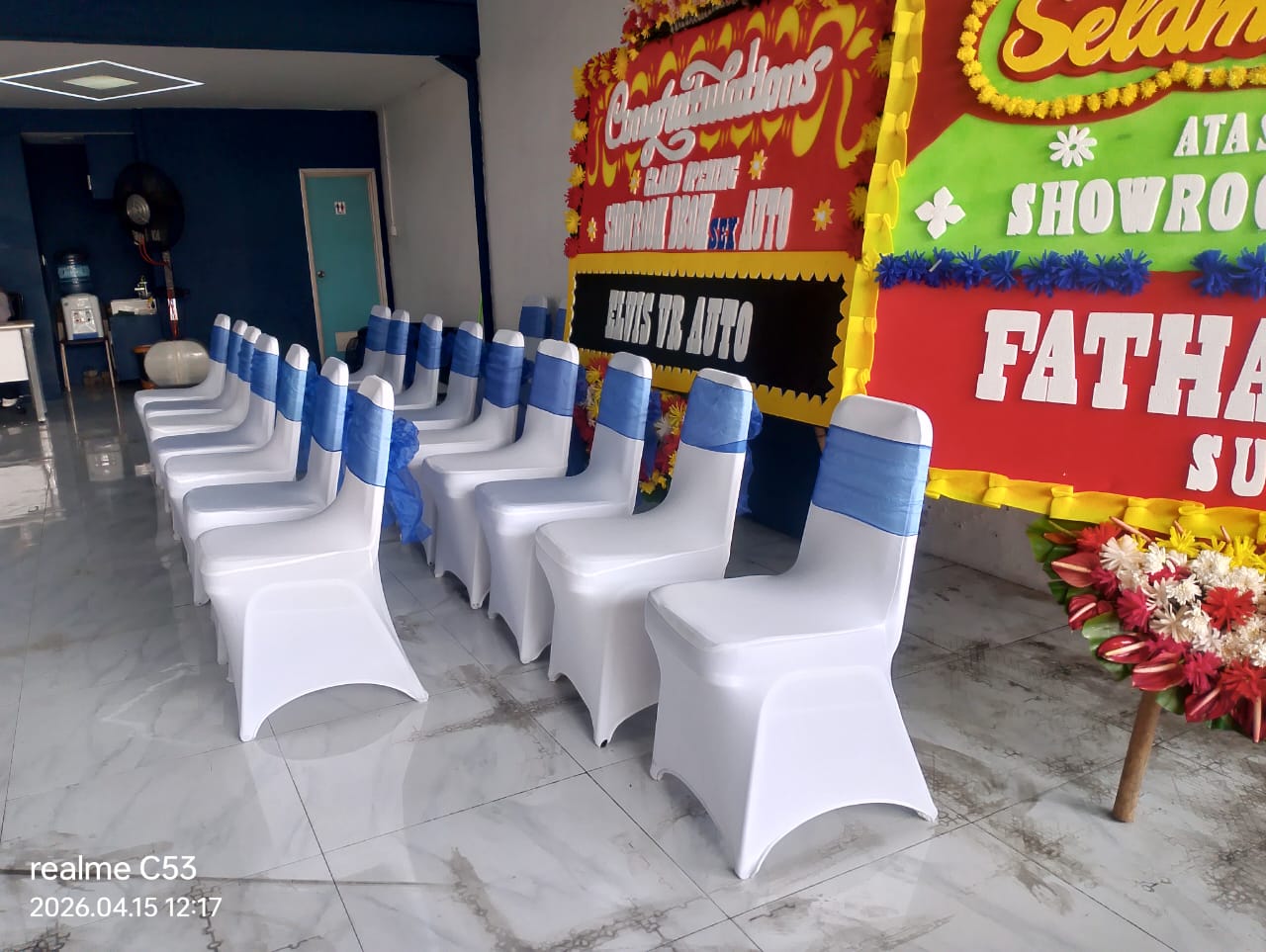 Sewa Kursi Futura Graha Raya 50–300 Unit Murah Siap Event Besar