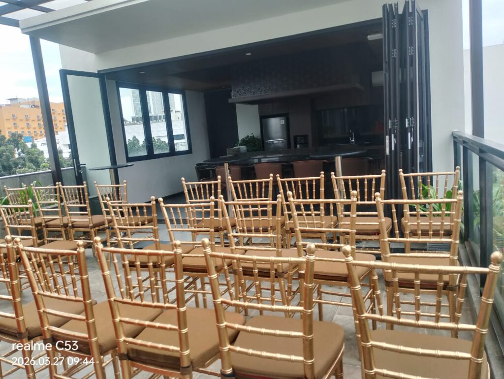 Sewa Kursi Tiffany Cipete Jakarta Selatan Murah & Terdekat 2026 Free Setup